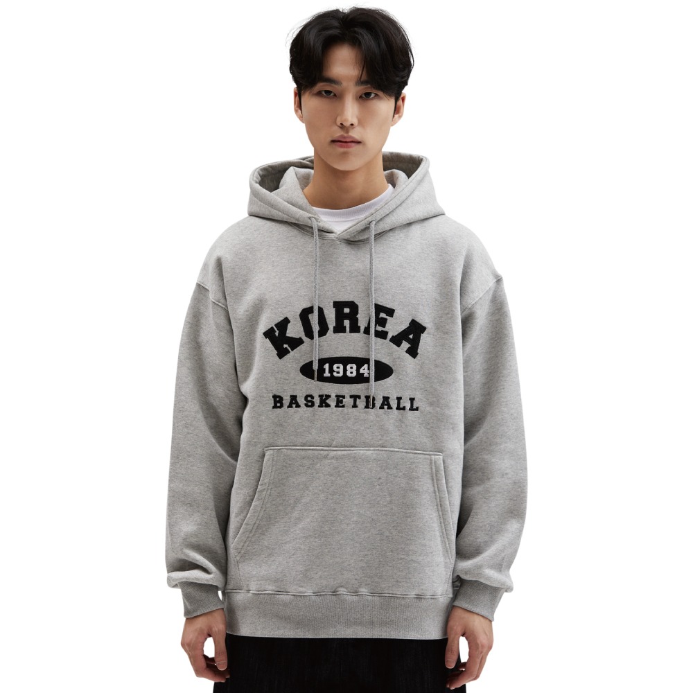 버저비터 코리아 농구 아치 로고 후드 (BUZZERBEATER Korea Basketball Arch Logo Hoodie)