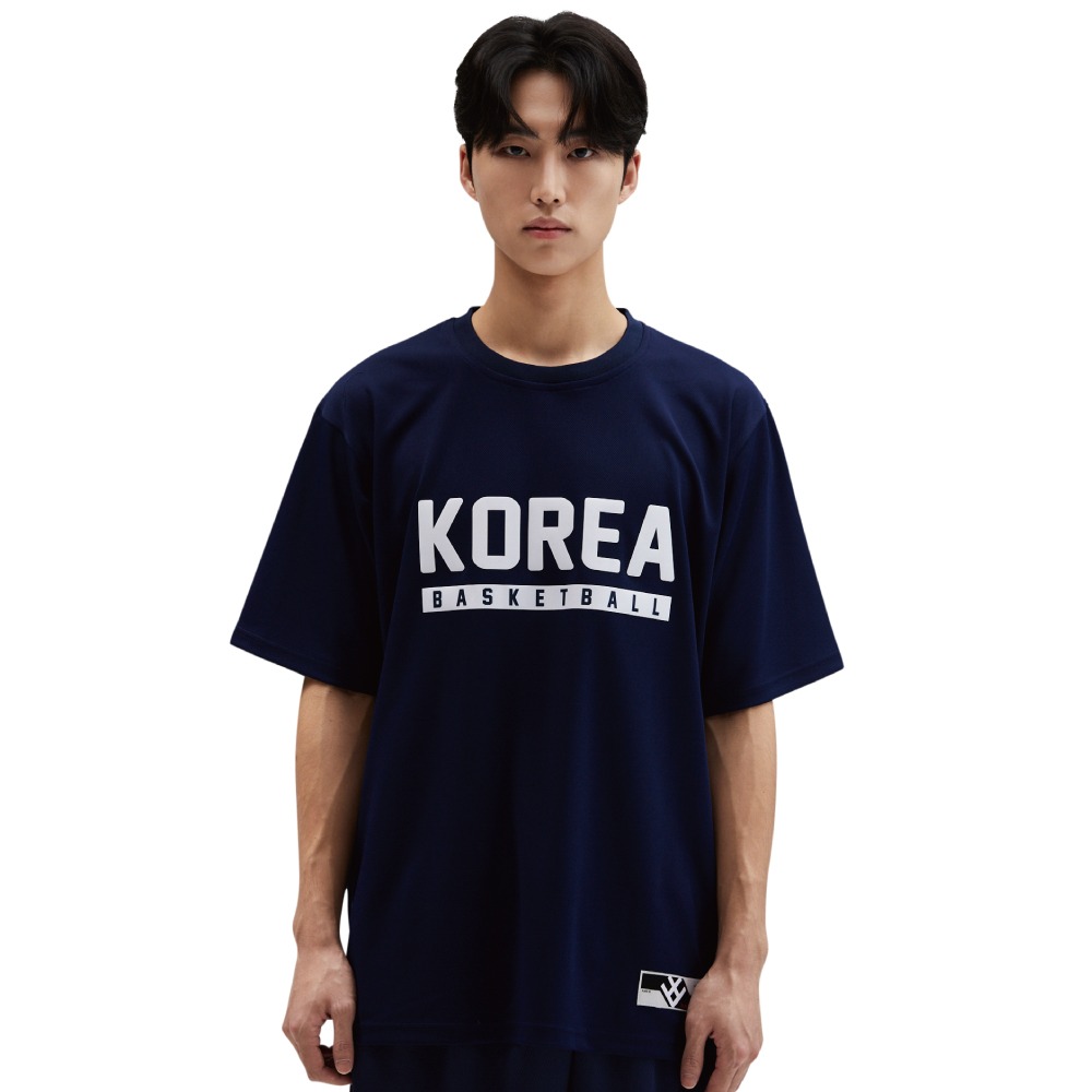 버저비터 코리아 텍스트 티셔츠 (BUZZERBEATER Korea Text T-shirts)